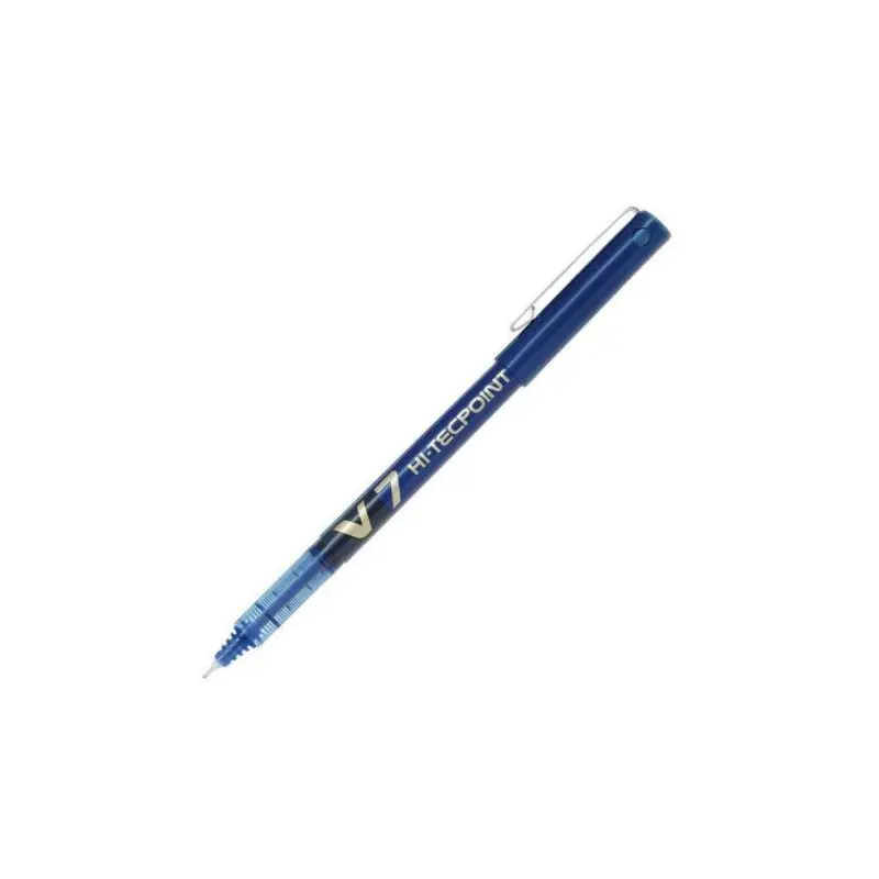 Pilot V7 Hi-Tecpoint Liquid Ink Rollerball FINE Tip - Blue Ink