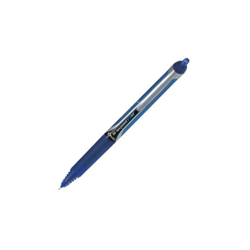 Pilot V7 Hi-Tecpoint Retractable Medium Rollerball Pen - Blue Ink