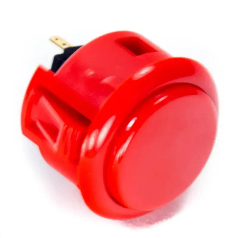 Sanwa OBSF-30 Snap-in Button - Vermillion