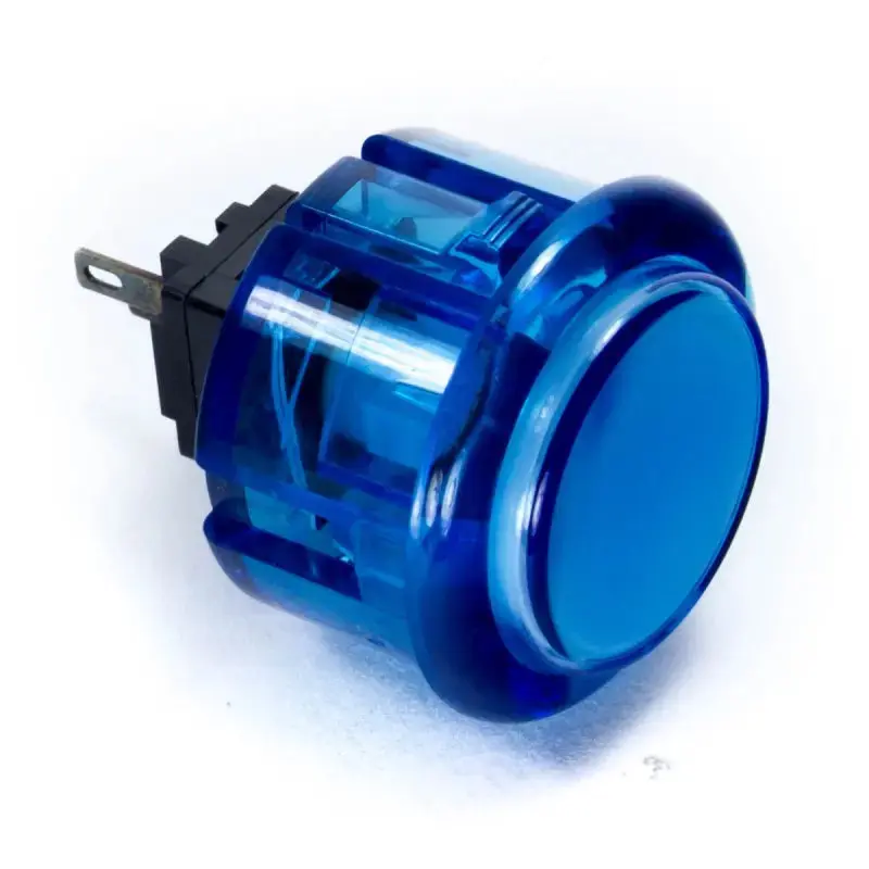 Seimitsu PS-14-K 30 mm Snap-in Button - Clear Blue