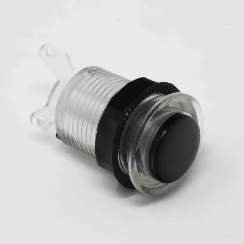 iL PSL-L-CV Convex Button - Clear White & Black Plunger