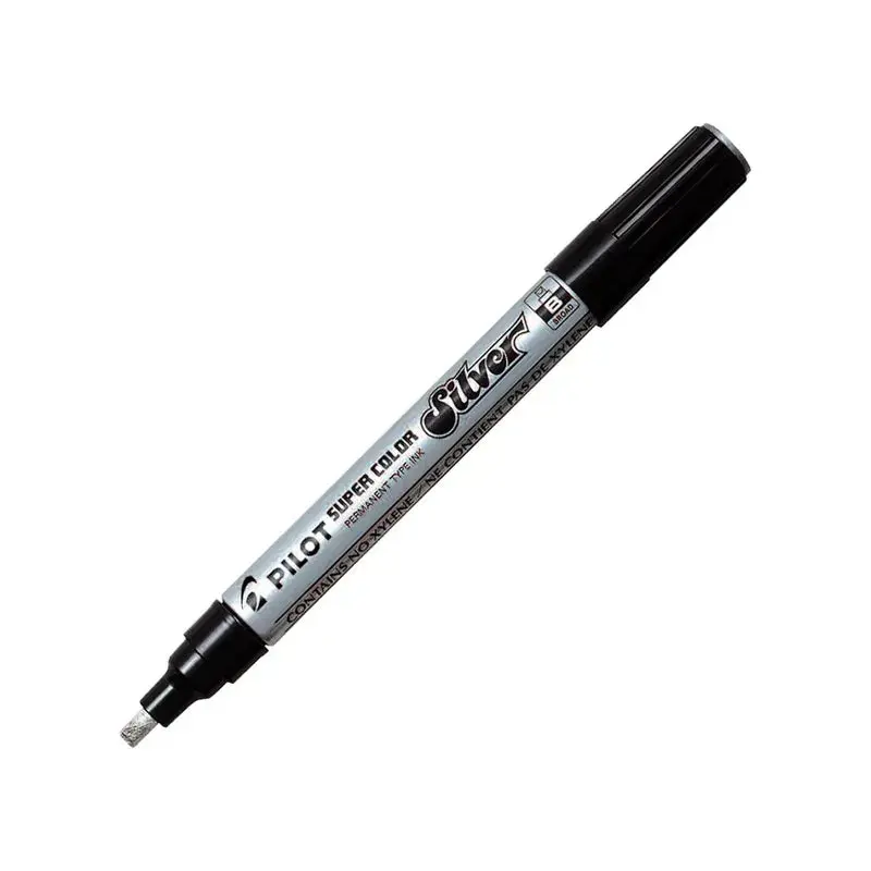 Pilot Super Colour Paint Marker Silver Broad