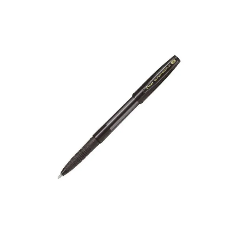 Pilot Super Grip G Medium Ballpoint Pen - Black