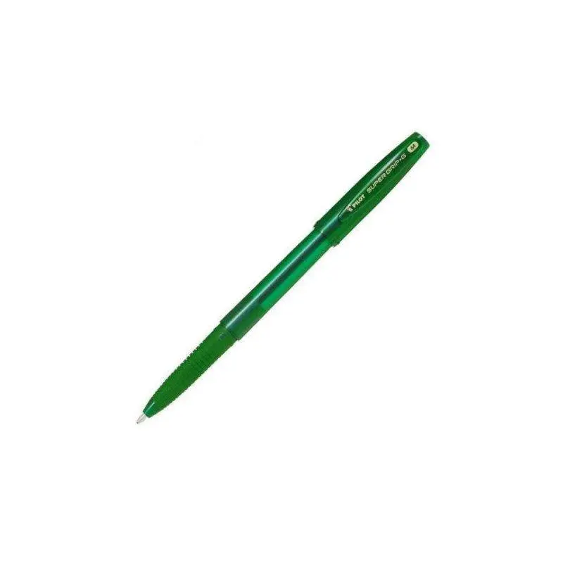 Pilot Super Grip G Medium Ballpoint Pen - Green
