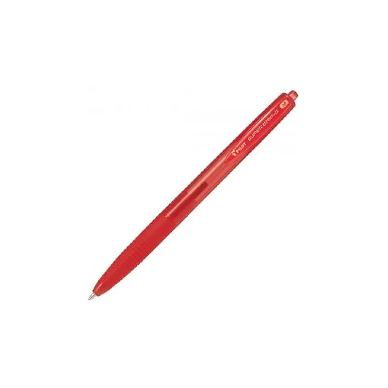 Pilot Super Grip G Retractable Medium Ballpoint Pen - Red