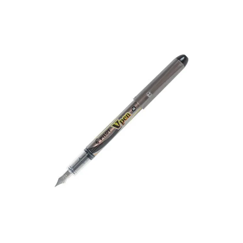Pilot V Pen Disposable Medium Fountain Pen - Black