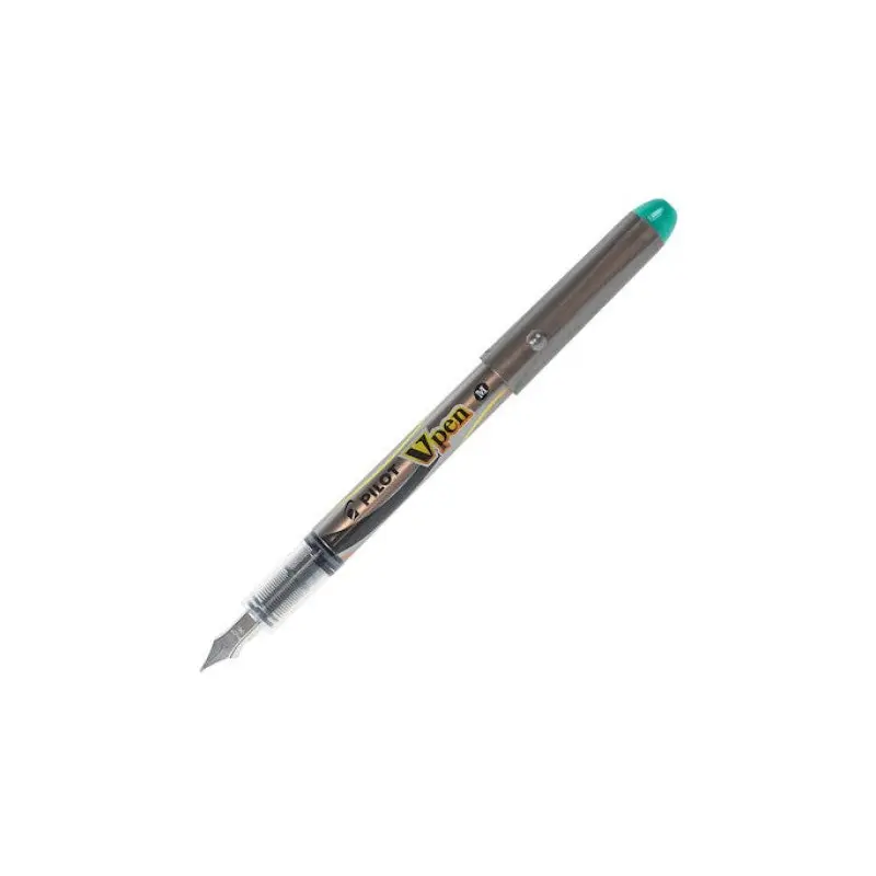 Pilot V Pen Disposable Medium Fountain Pen - Light Green