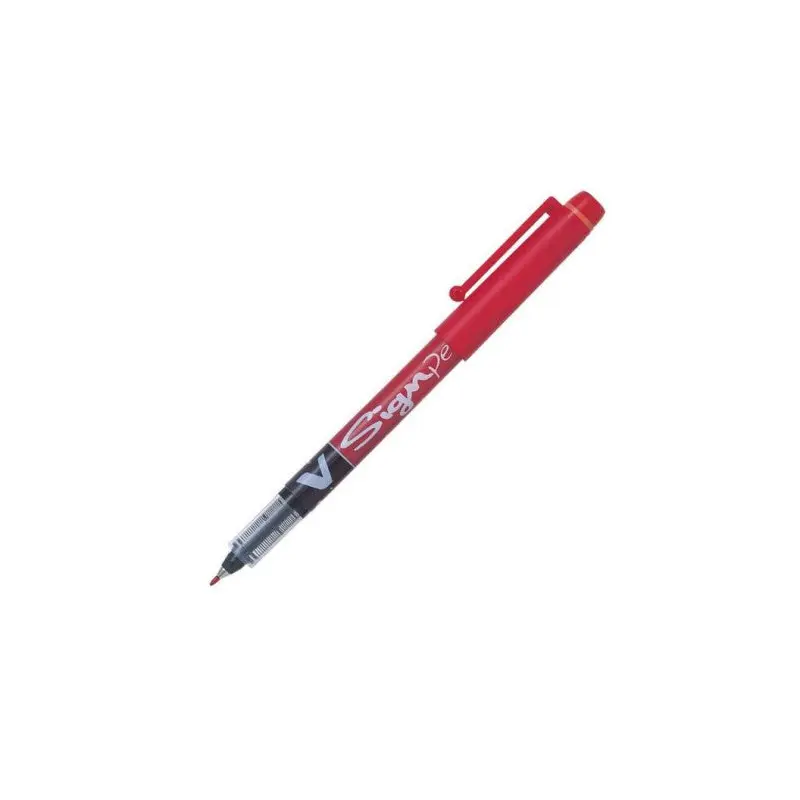 Pilot V-Sign Pen Liquid ink Marker - Red