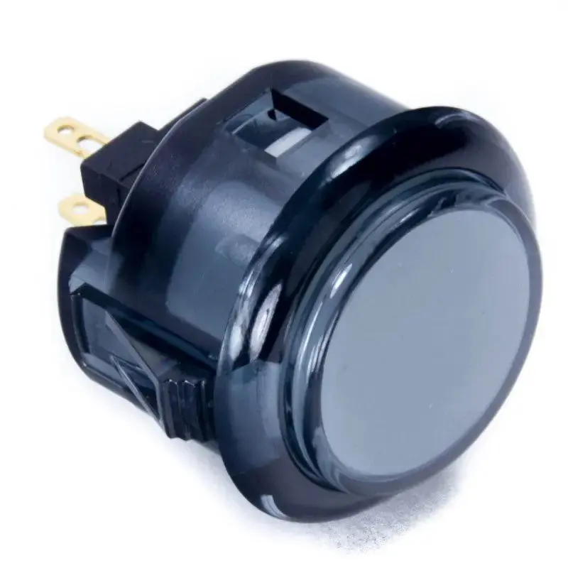 Sanwa OBSC-30 Snap-in Button - Clear Smoke