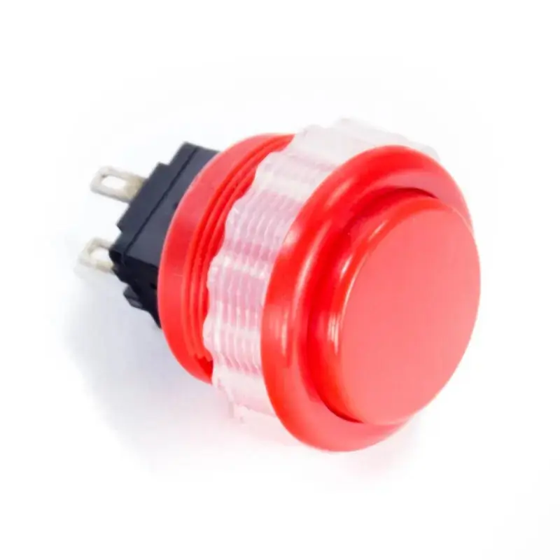 Seimitsu PS-14-DN 24 mm Screw-in Button - Red