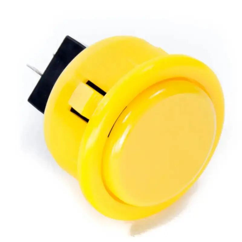 Seimitsu PS-14-G 30 mm Snap-in Button - Yellow