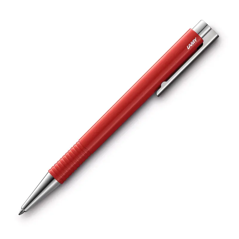 Lamy LY204M+R Logo M+ Ballpoint Pen - Red