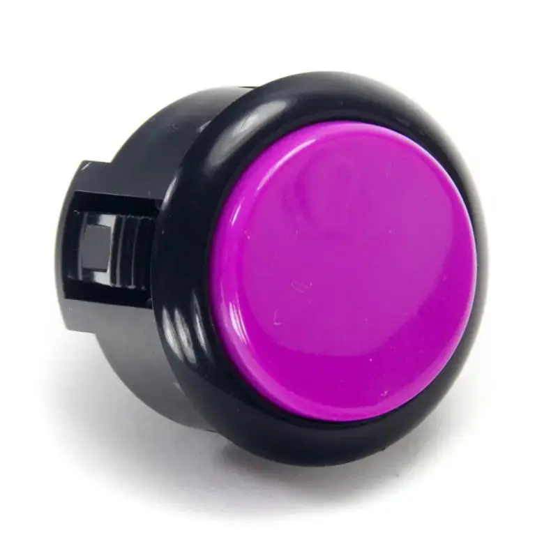Sanwa OBSF-30 Snap-in Button - Black & Violet