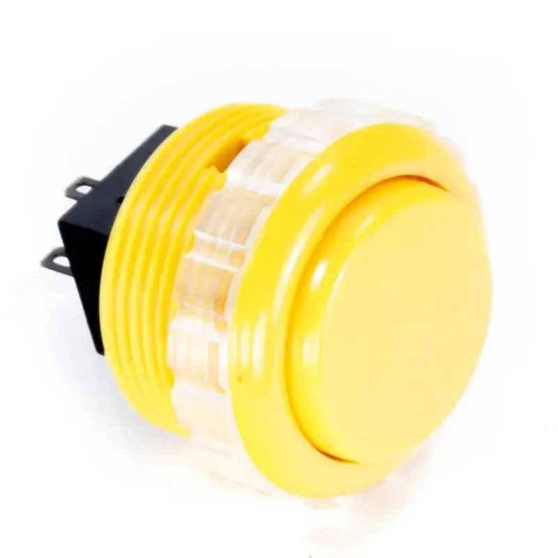 Seimitsu PS-14-GN 30 mm Screw-in Button - Yellow