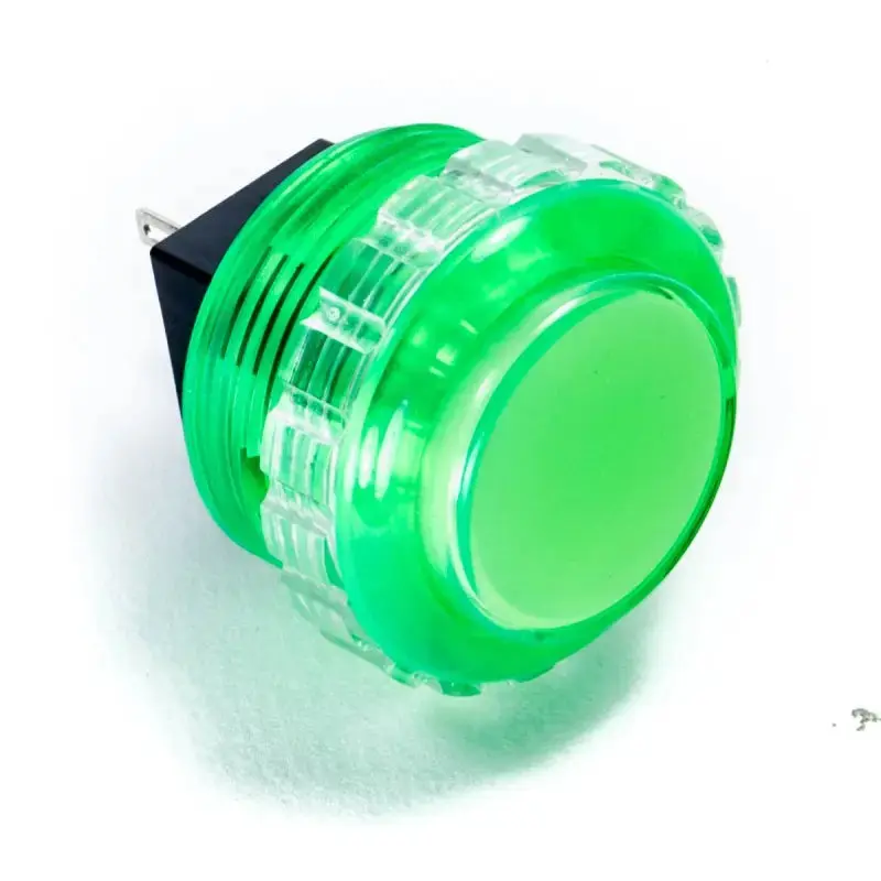 Seimitsu PS-14-KN 30 mm Screw-in Button - Clear Green