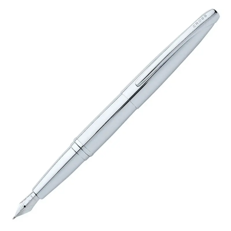 Cross ATX Pure Chrome Fountain Pen - 886-2MS