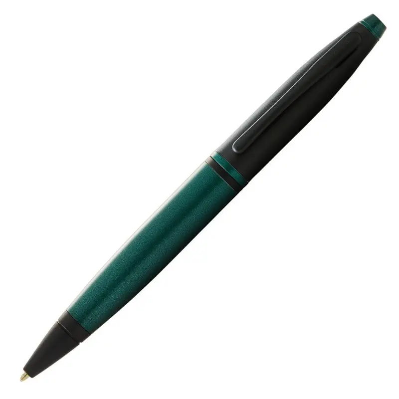 Cross Calais Green Lacquer Black Trim Ballpoint Pen - AT0112-25