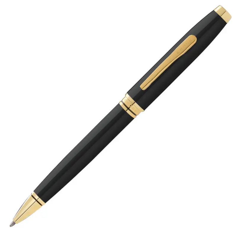 Cross Coventry Black Gold Trim Ballpoint Pen - AT0662G-11