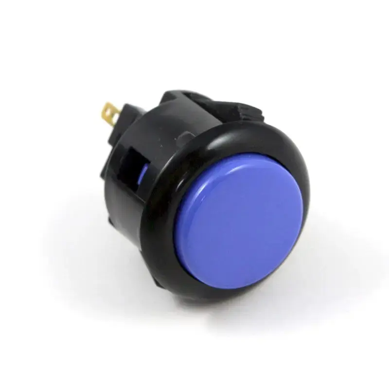 Sanwa OBSF-24 Snap-in Button - Black & Dark Blue