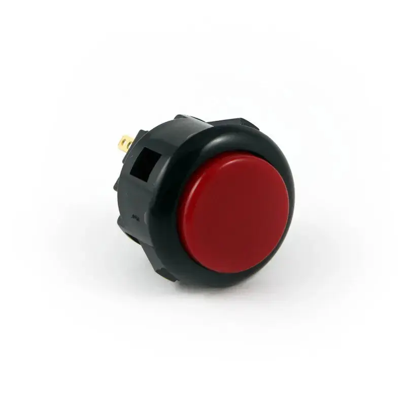 Sanwa OBSF-24 Snap-in Button - Black & Red