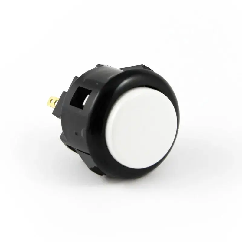 Sanwa OBSF-24 Snap-in Button - Black & White