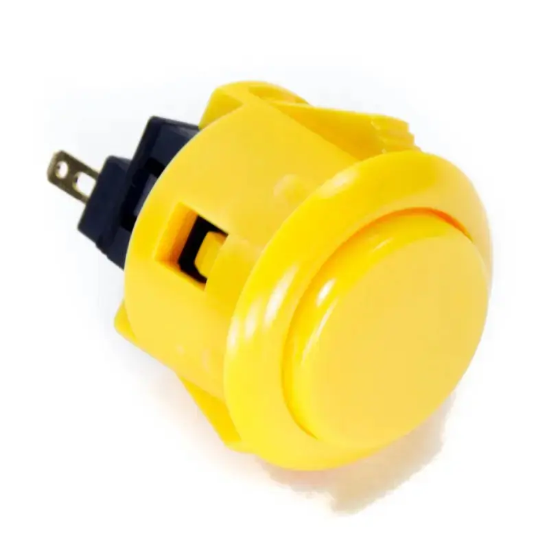 Sanwa OBSF-24 Snap-in Button - Yellow