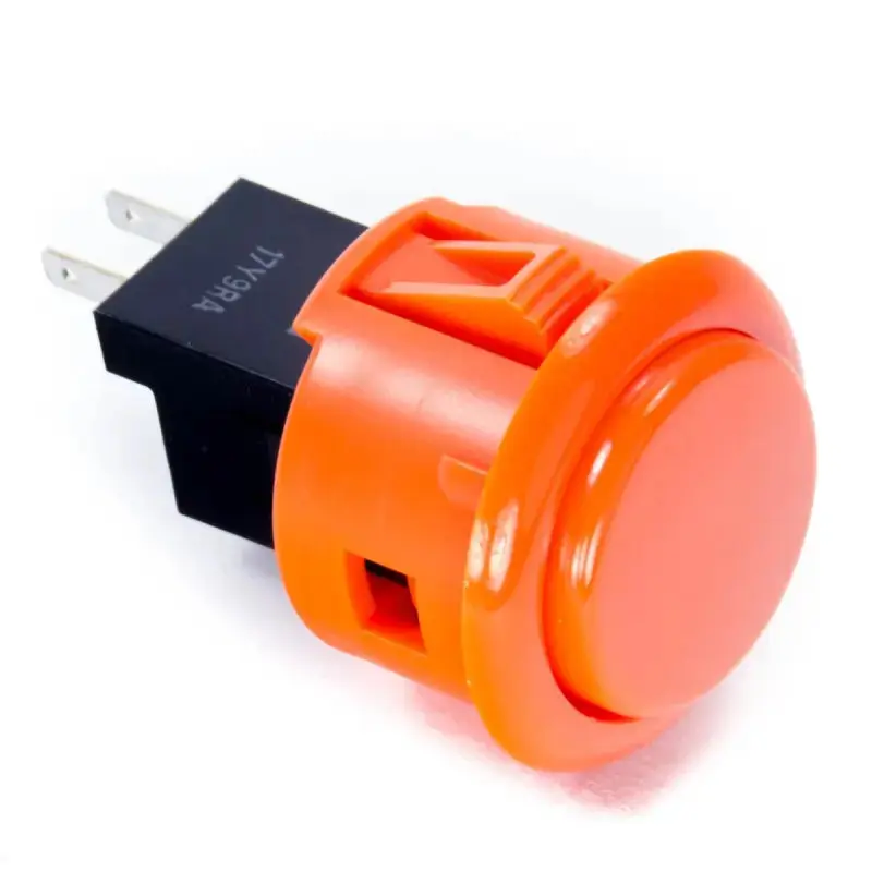 Sanwa OBSF-30RG Snap-in Button - Orange