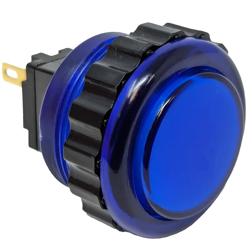 Seimitsu PS-14-DNK 24 mm Screw-in Button - Clear Blue