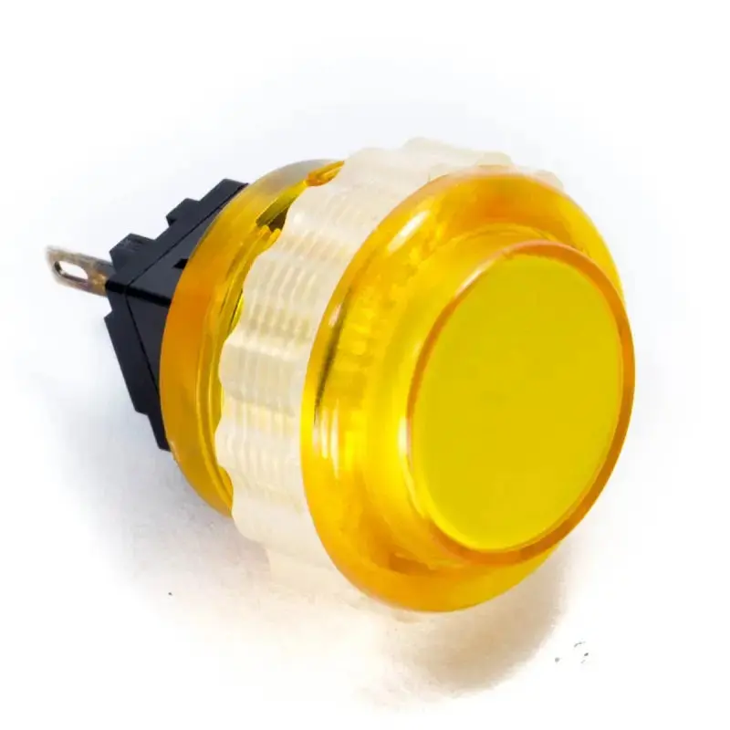 Seimitsu PS-14-DNK 24 mm Screw-in Button - Clear Yellow