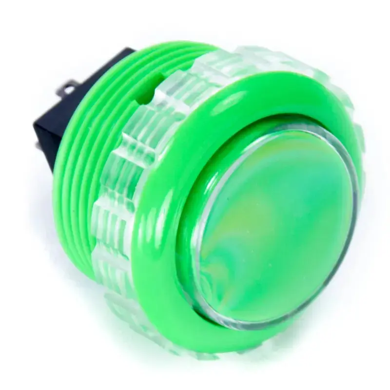 Seimitsu PS-14-GN-C 30 mm Screw-in Button - Green
