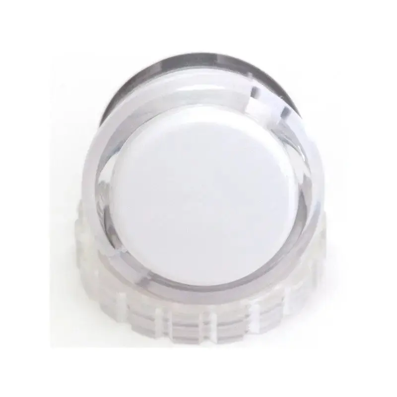 Seimitsu PS-14-KN 30 mm Screw-in Button - Clear White & White